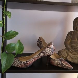 Calvin Klein Snake print heels